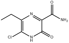 2-Pyrazinecarboxamide, 5-chloro-6-ethyl-3,4-dihydro-3-oxo- Structure