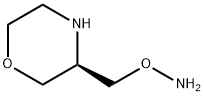 Morpholine, 3-[(aminooxy)methyl]-, (3R)- Struktur