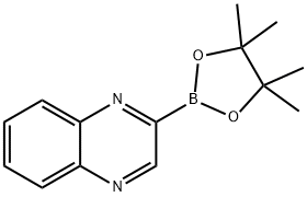 Quinoxaline, 2-(4,4,5,5-tetramethyl-1,3,2-dioxaborolan-2-yl)- Struktur