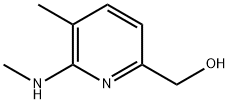 2-Pyridinemethanol, 5-methyl-6-(methylamino)- Struktur