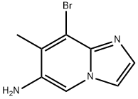 Imidazo[1,2-a]pyridin-6-amine, 8-bromo-7-methyl- Struktur