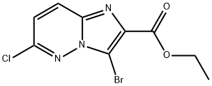 Ethyl 3-bromo-6-chloroimidazo[1,2-b]pyridazine-2-carboxylate Struktur