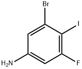 Benzenamine, 3-bromo-5-fluoro-4-iodo- Struktur