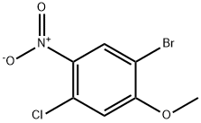 Benzene, 1-bromo-4-chloro-2-methoxy-5-nitro- Struktur