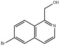 1-Isoquinolinemethanol, 6-bromo- Struktur