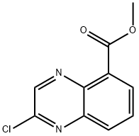 5-Quinoxalinecarboxylic acid, 2-chloro-, methyl ester Struktur