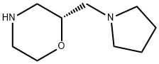 Morpholine, 2-(1-pyrrolidinylmethyl)-, (2R)- Struktur