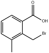 Benzoic acid, 2-(bromomethyl)-3-methyl- Struktur