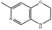 2H-Pyrido[4,3-b]-1,4-oxazine, 3,4-dihydro-7-methyl- Struktur