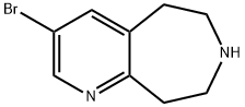 5H-Pyrido[2,3-d]azepine, 3-bromo-6,7,8,9-tetrahydro- Struktur