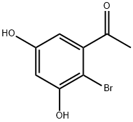 1-(2-bromo-3,5-dihydroxyphenyl)ethanone Struktur