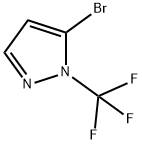 5-Bromo-1-trifluoromethyl-1H-pyrazole Struktur