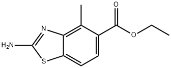 ethyl 2-amino-4-methyl-1,3-benzothiazole-5-carboxylate Struktur