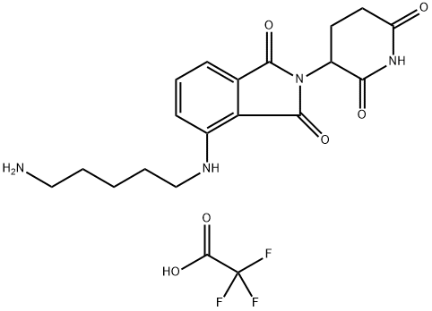 4-((5-Aminopentyl)amino)-2-(2,6-dioxopiperidin-3-yl)isoindoline-1,3-dione 2,2,2-trifluoroacetate