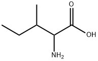 2-Amino-3-methylpentanoic acid Struktur