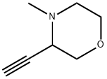 Morpholine, 3-ethynyl-4-methyl- Struktur