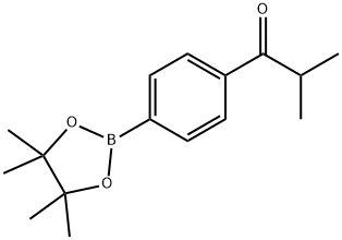 4-Isobutyrylphenylboronic acid pinacol ester Struktur