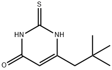 4(1H)-Pyrimidinone, 6-(2,2-dimethylpropyl)-2,3-dihydro-2-thioxo- Struktur