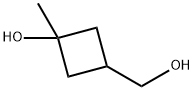 Cyclobutanemethanol, 3-hydroxy-3-methyl- Struktur