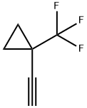 Cyclopropane, 1-ethynyl-1-(trifluoromethyl)- Struktur