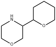 Morpholine, 3-(tetrahydro-2H-pyran-2-yl)- Struktur