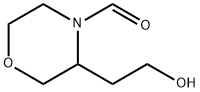 4-Morpholinecarboxaldehyde,3-(2-hydroxyethyl)- Struktur