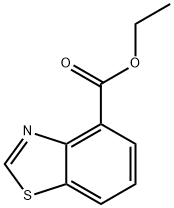 4-Benzothiazolecarboxylic acid, ethyl ester Struktur