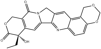 9,10-[1,3]-Dioxinocamptothecin Struktur