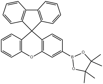 Spiro[9H-fluorene-9,9'-[9H]xanthene], 3'-(4,4,5,5-tetramethyl-1,3,2-dioxaborolan-2-yl)- Struktur