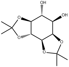 23:45- diisopropylidene-myo-Inositol Struktur