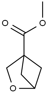 2-Oxabicyclo[2.1.1]hexane-4-carboxylic acid, methyl ester Struktur