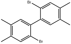 2,2'-Dibromo-4,4',5,5'-tetramethylbiphenyl Struktur