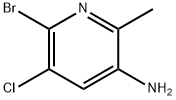 3-Pyridinamine, 6-bromo-5-chloro-2-methyl- Struktur