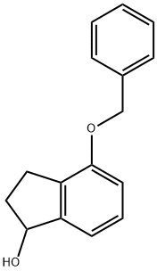 1H-Inden-1-ol, 2,3-dihydro-4-(phenylmethoxy)- Struktur