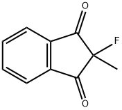 1H-Indene-1,3(2H)-dione, 2-fluoro-2-methyl- Struktur