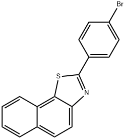 Naphtho[2,1-d]thiazole, 2-(4-bromophenyl)- Struktur