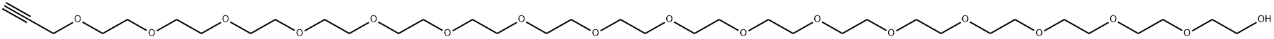 Propargyl-PEG16-OH Struktur