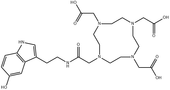 DO3A-Serotonin Struktur