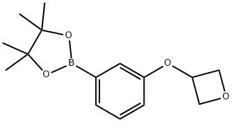 4,4,5,5-tetramethyl-2-[3-(oxetan-3-yloxy)phenyl]- 1,3,2-dioxaborolane Struktur