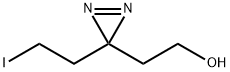 2-(3-(2-Iodoethyl)-3H-diazirin-3-yl)ethan-1-ol Struktur