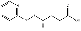 (S)-4-(pyridin-2-yldisulfaneyl)pentanoic acid Struktur