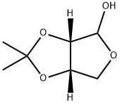 Furo[3,4-d]-1,3-dioxol-4-ol, tetrahydro-2,2-dimethyl-, (3aS,6aS)- Struktur