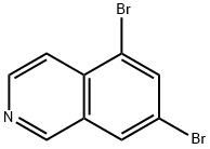 5,7-dibromoisoquinoline Struktur