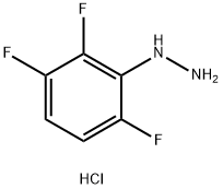 Hydrazine, (2,3,6-trifluorophenyl)-, hydrochloride (1:1) Struktur