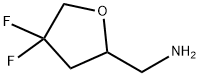 (4,4-difluorooxolan-2-yl)methanamine Struktur