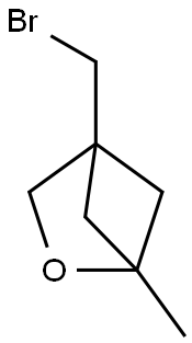 2-Oxabicyclo[2.1.1]hexane, 4-(bromomethyl)-1-methyl- Struktur