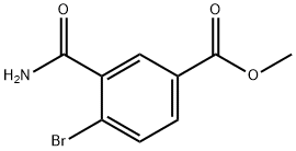 Methyl 4-bromo-3-carbamoylbenzoate Struktur