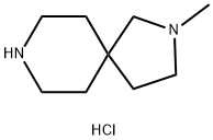 2,8-Diazaspiro[4.5]decane, 2-methyl-, hydrochloride (1:2) Struktur