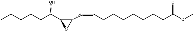 9-Decenoic acid, 10-[(2S,3S)-3-[(1S)-1-hydroxyhexyl]-2-oxiranyl]-, methyl ester, (9Z)- Struktur