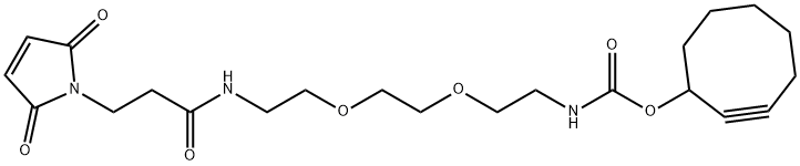 SCO-PEG2-Maleimide Struktur